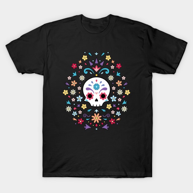 Cute Day of the dead T-Shirt by Laura_Nagel